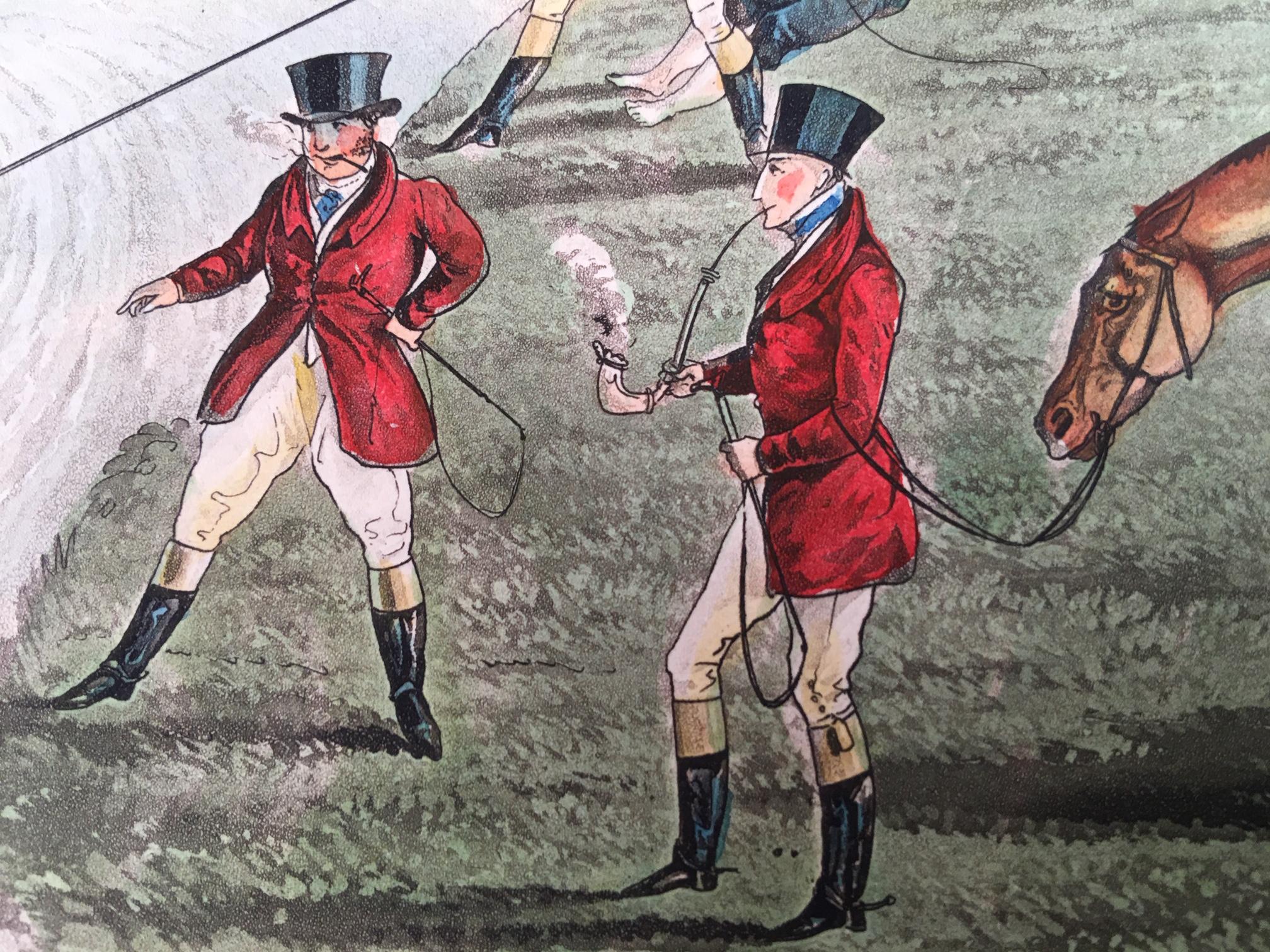 The Loss of the Chaplain - Beige Landscape Print by Charles Loraine Smith