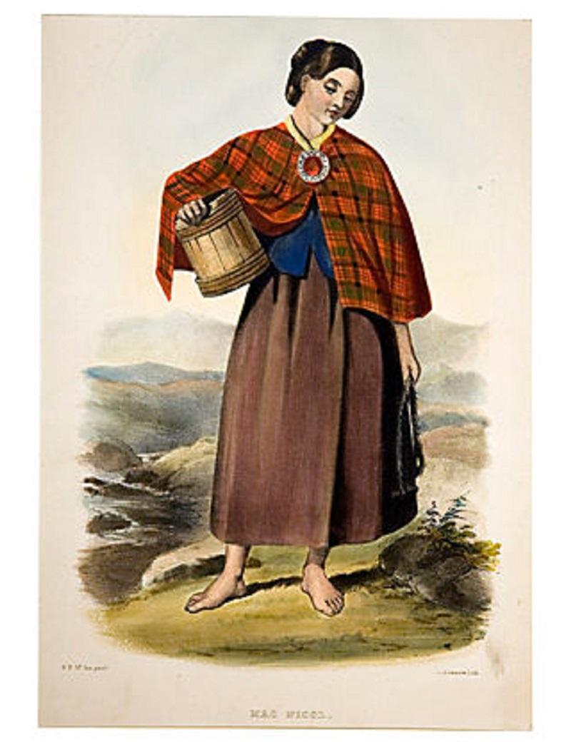 Mac Mocol, Clanswoman of the Scottish Highlands - Print by Robert Ronald Mclam