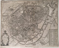 1732 Map of Brussels