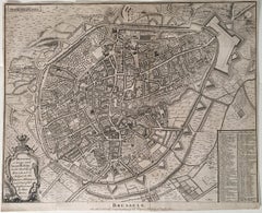 1732 Map of Brussels 