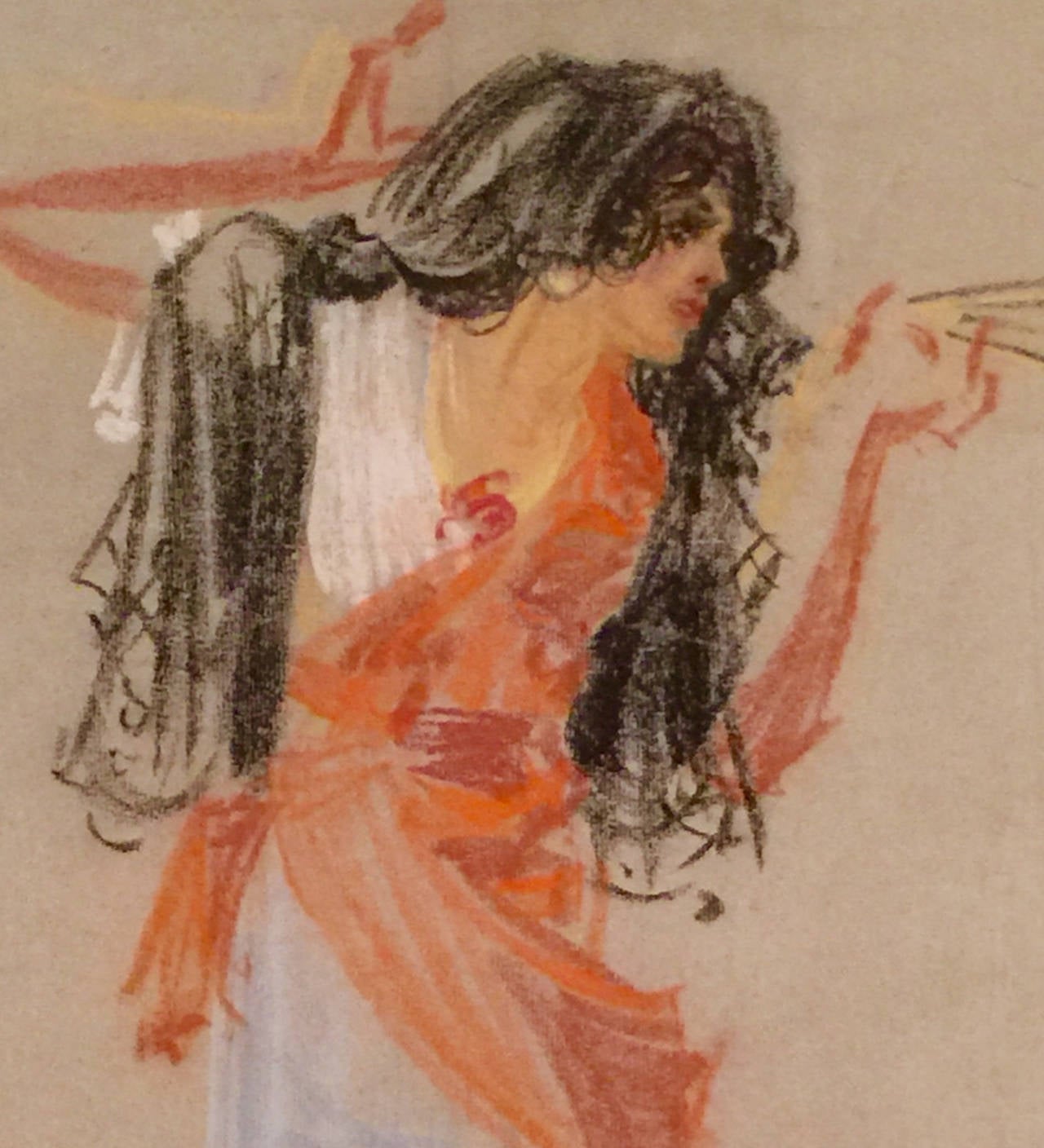 Carmen at Her Dance from the Opera - Art by Henry Ives Cobb, Jr.