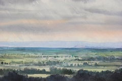 Tuscan Landscape with Clouds