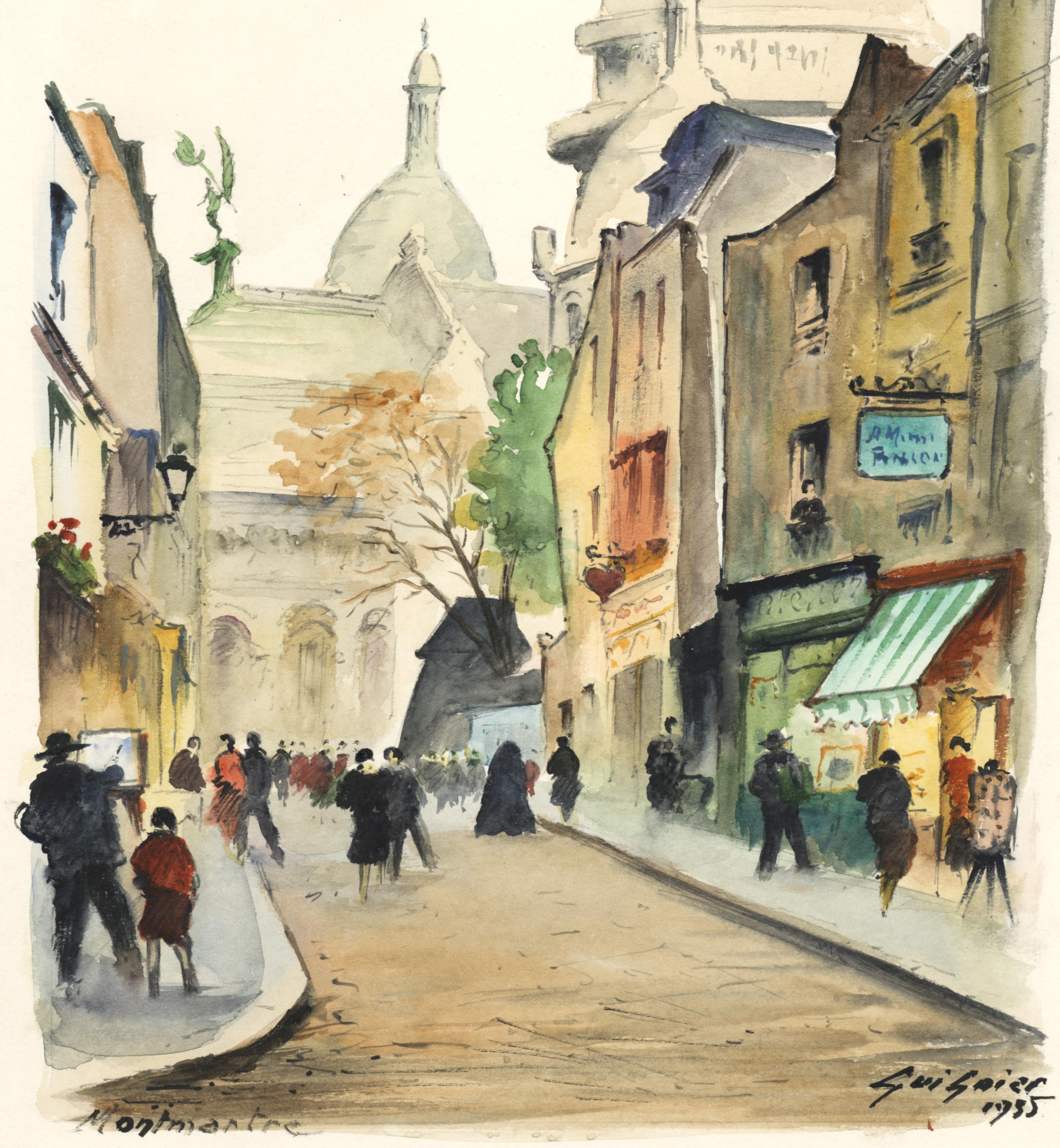 Montmartre - Art by Fernand Guignier