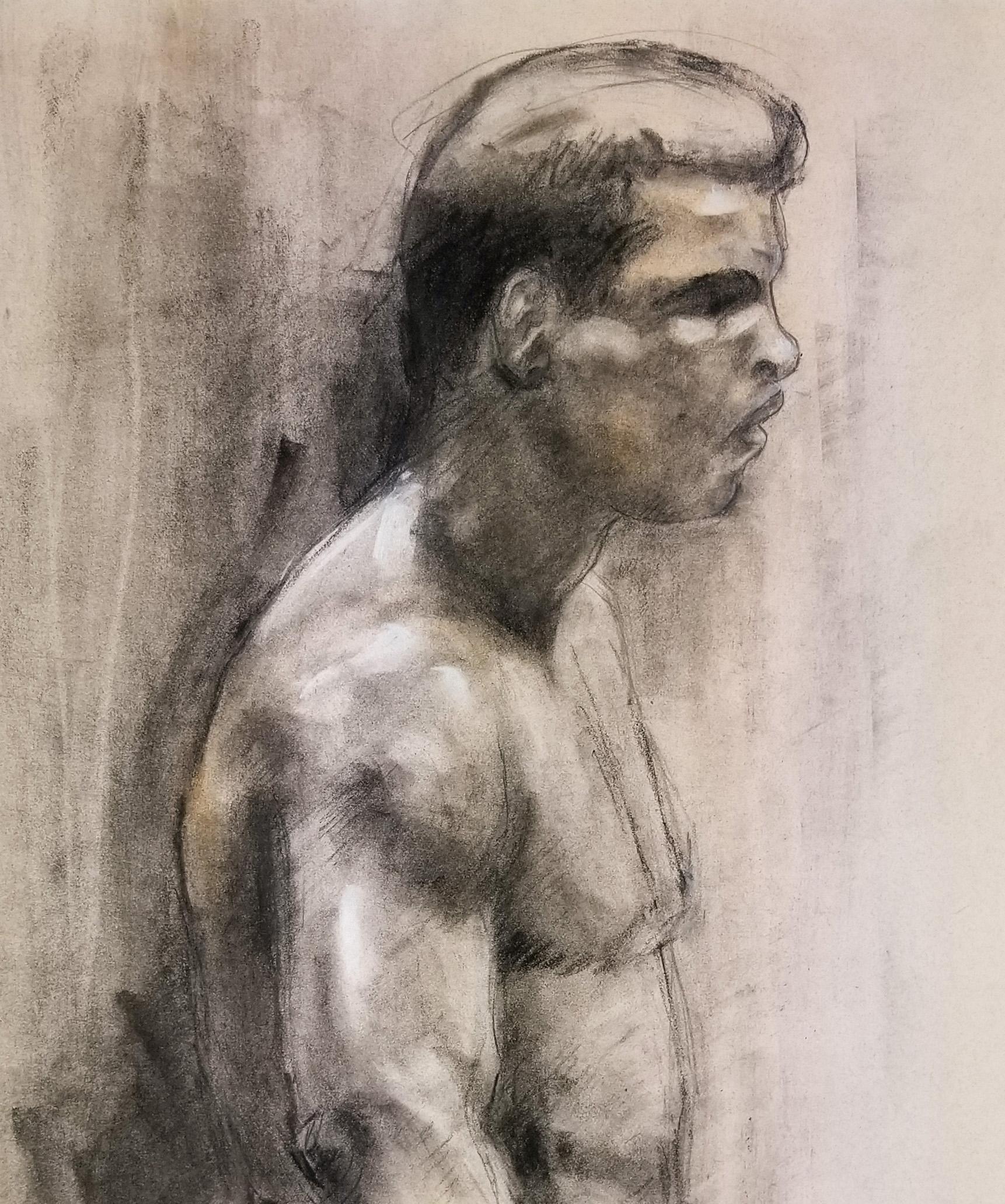Ali vs. Frazier - Art by Homer Guerra