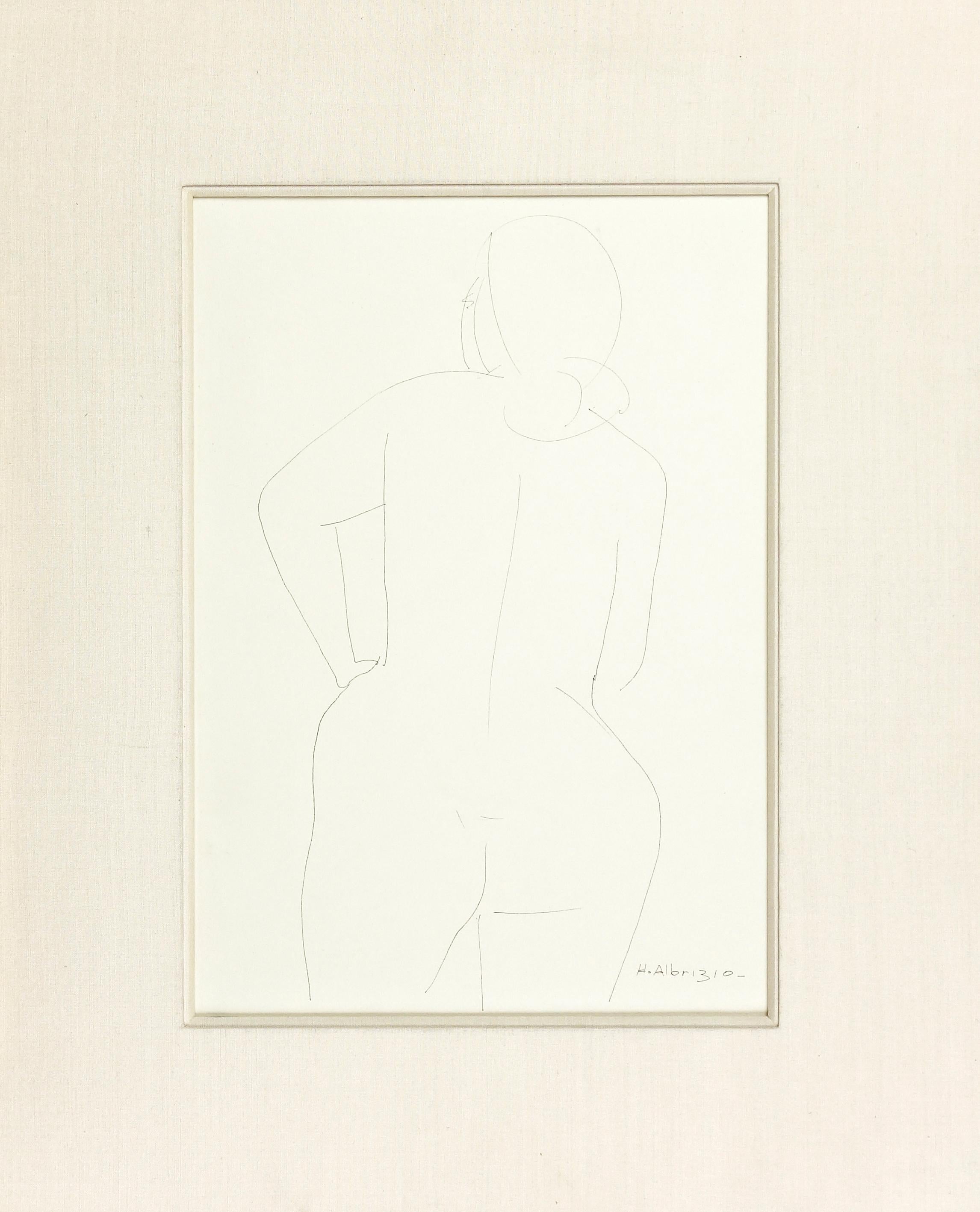 Untitled Female Nude - Art by Humbert Albrizio 