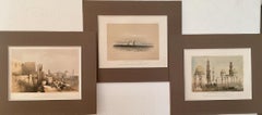 Three Historic David Roberts Lithographs