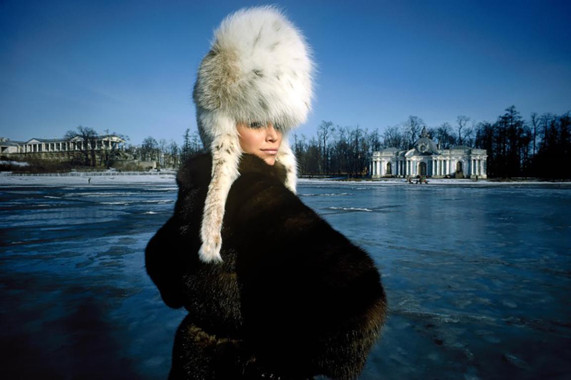 Fred Maroon Portrait Photograph - Leningrad: Upper Bath House at the Catherine Palace in nearby Pushkin
