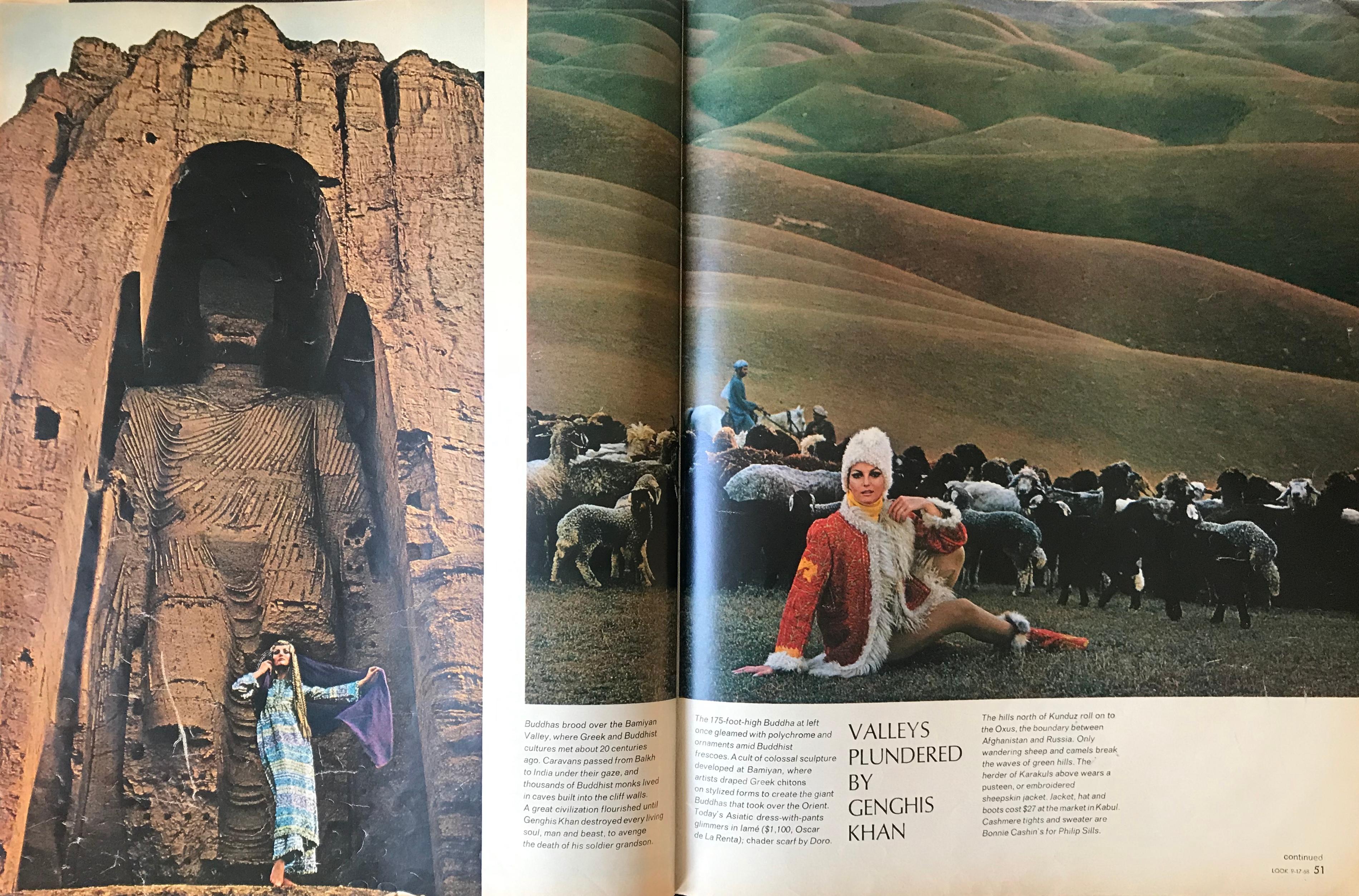 Afghanistan : Statue de Bouddha géant dans la vallée du Bamiyan en vente 3