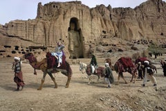Used Afghanistan: Giant Buddha Statue in the Bamiyan Valley 
