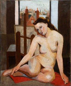 Nude, French School 20th Century Oil 