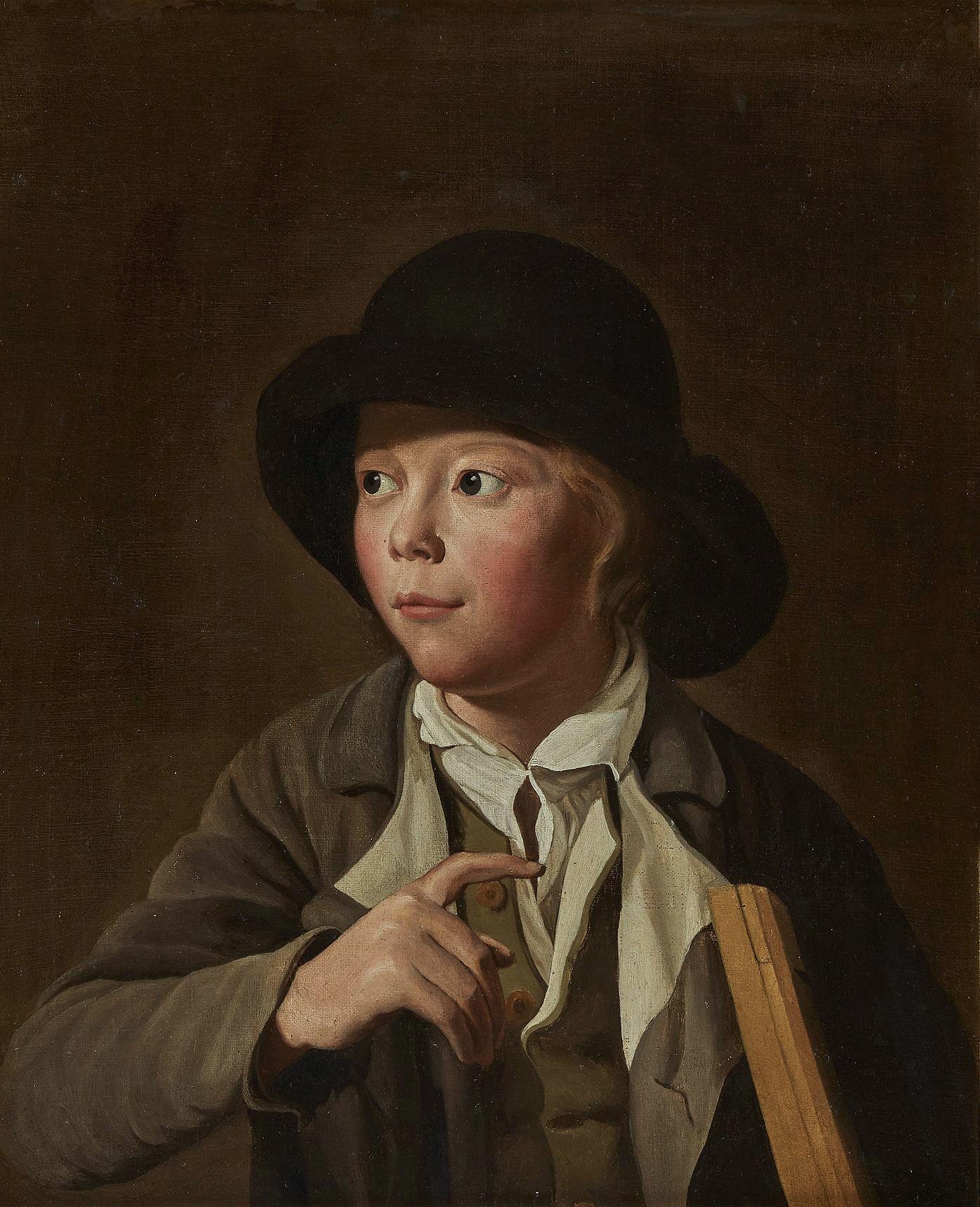 michael Sweerts Portrait Painting - Portrait of a Young Artist