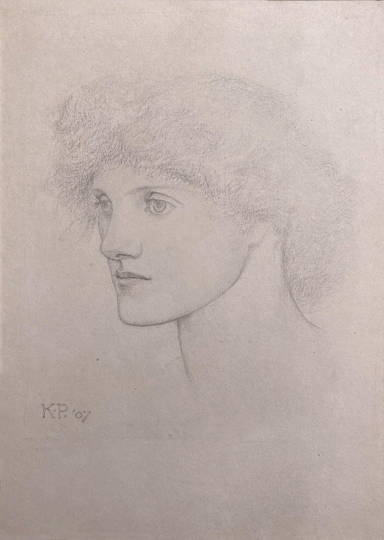 Karl Parsons Portrait - Head of a Young Woman
