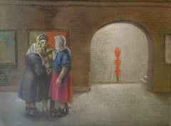 Retro The Gathering, Train Station Pastel, British Mid 20th Century 