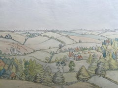 View Outside of Warlingham, 20th Century British Watercolour