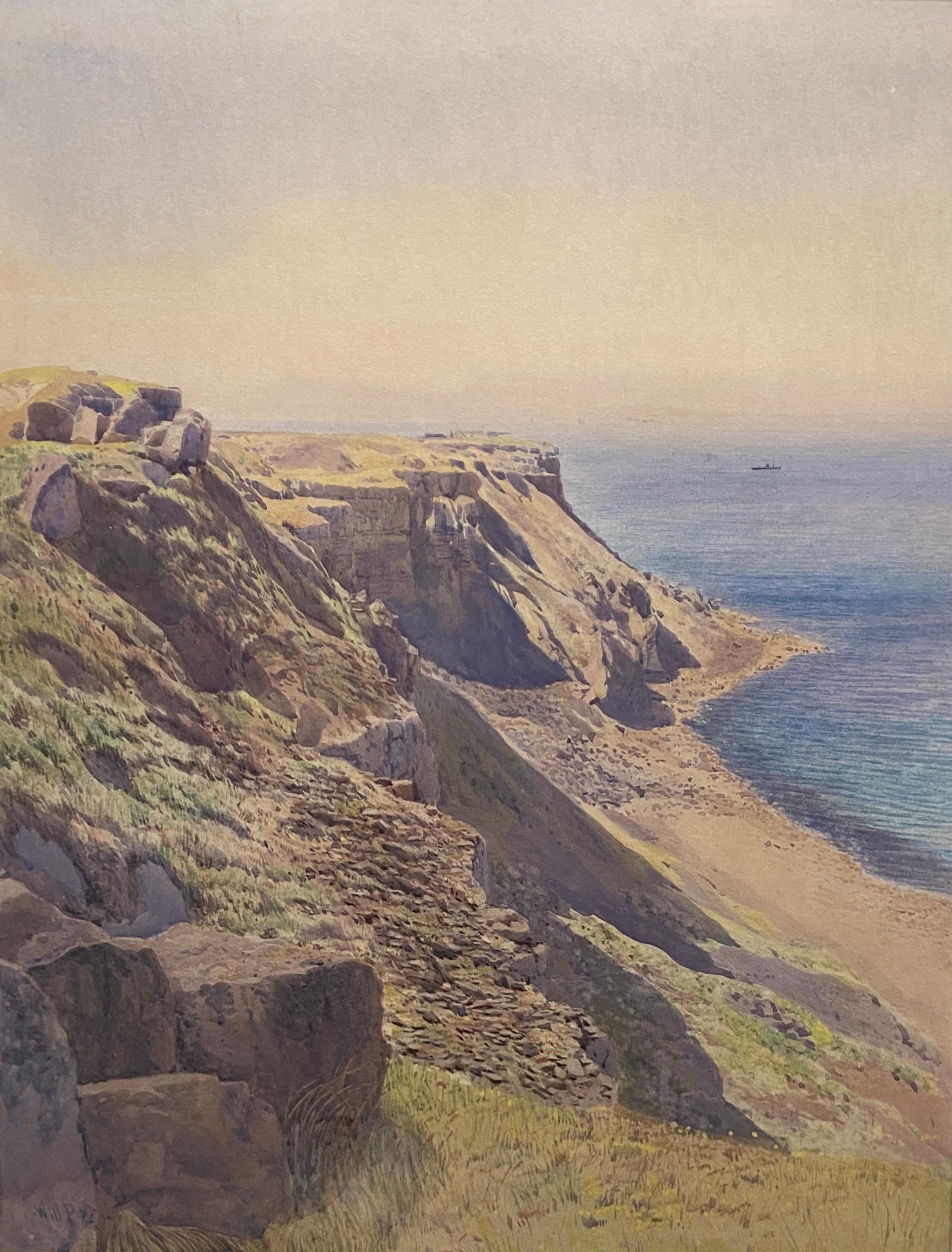 Landscape Art di William Pye - Una mattina d'estate, Blacknor Point, Isola di Portland