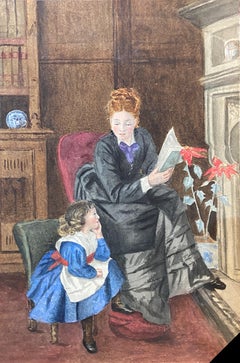 Fairy Tales 19th Century American  Watercolour