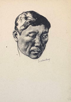 Portrait of a Man Gazing Right
