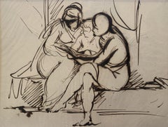 Boceto de tres figuras