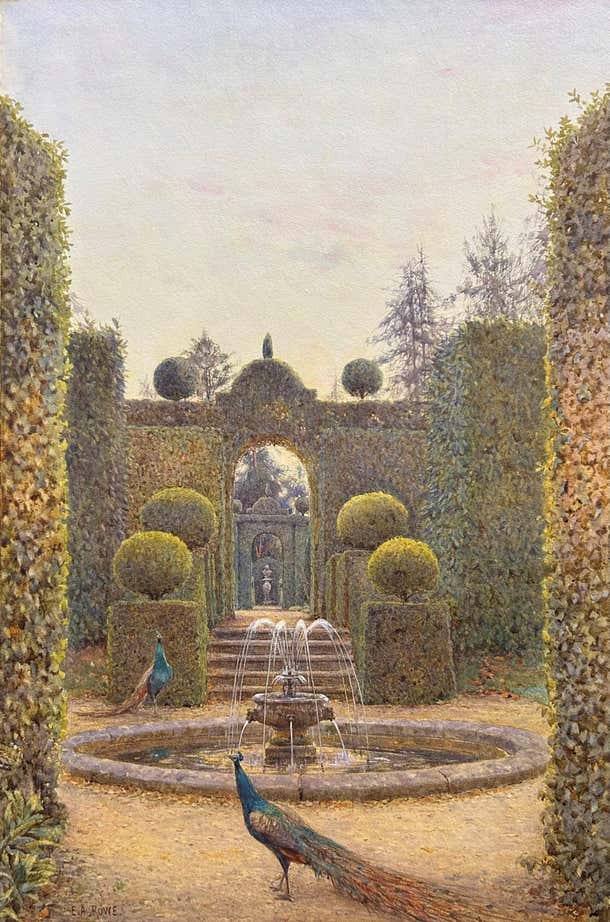 Ernest Arthur Rowe - Jardins de Brockenhurst en vente sur 1stDibs