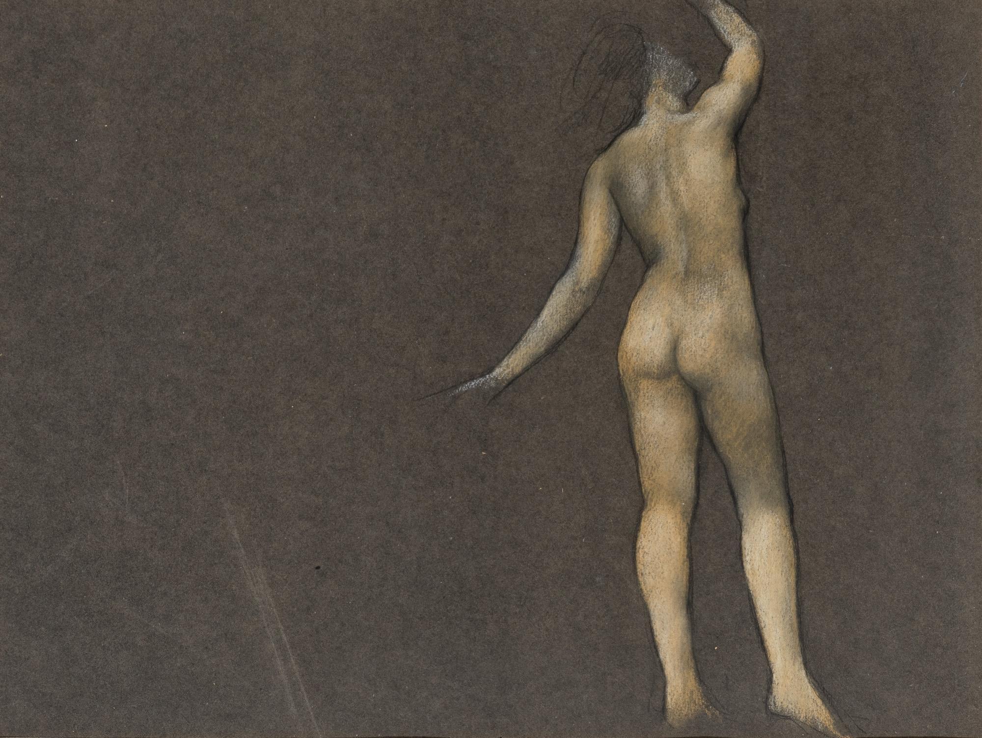 Evelyn de Morgan Nude – Studie eines Stehenden Weiblichen Aktes