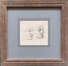 William Dring - Two Profiles of the Artist's Wife Two Profiles of the Artist's Wife