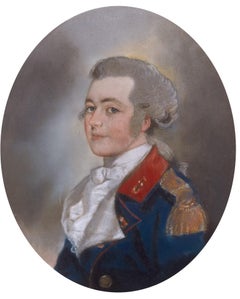 Antique Portrait of a Young Officer, Thomas Lawrence, Irish Volunteers