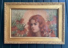 Imperial Beauty, British School 20th Century Pastel Portrait