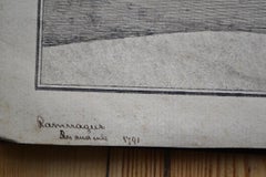 Ramnagar Fort, India, Company School Late 18th Century Pen and Ink