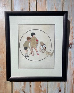 The Ginger Tom, Early 20th Century British Figurative Watercolour, Signed