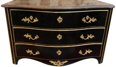Oak and Marble 18th Century French Commode