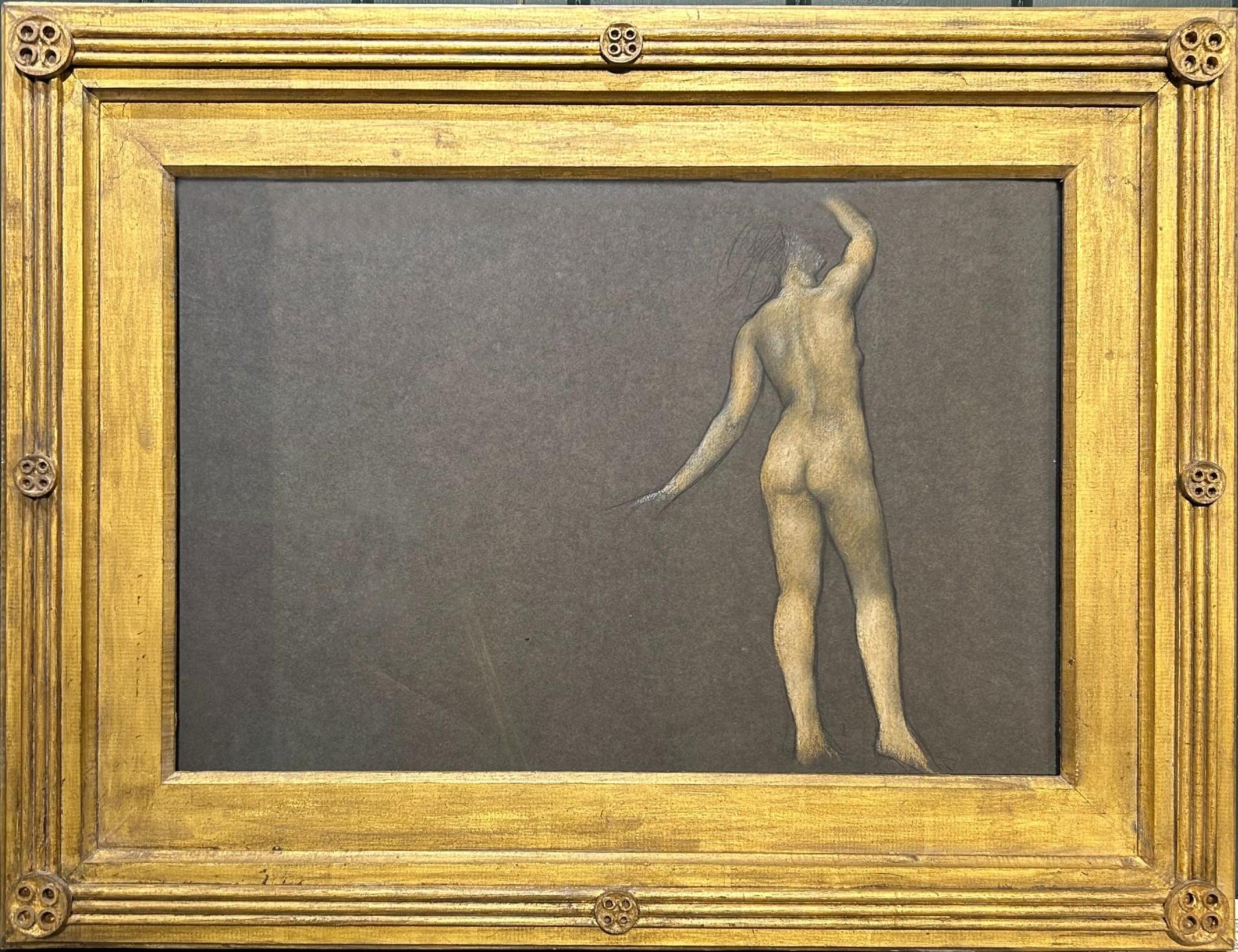 Studie eines Stehenden Weiblichen Aktes – Art von Evelyn de Morgan