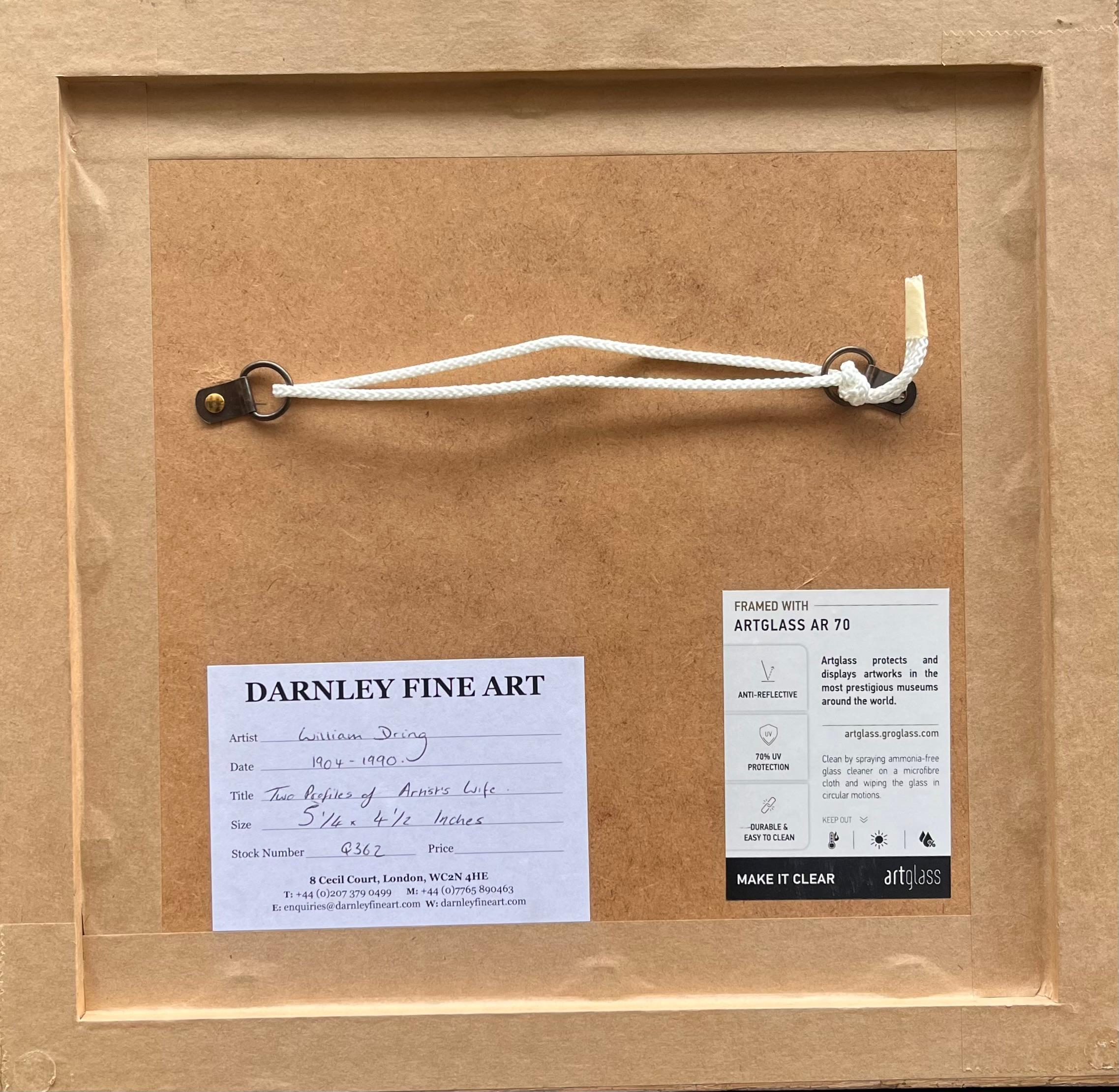 Two Profiles of the Artist's Wife For Sale 2