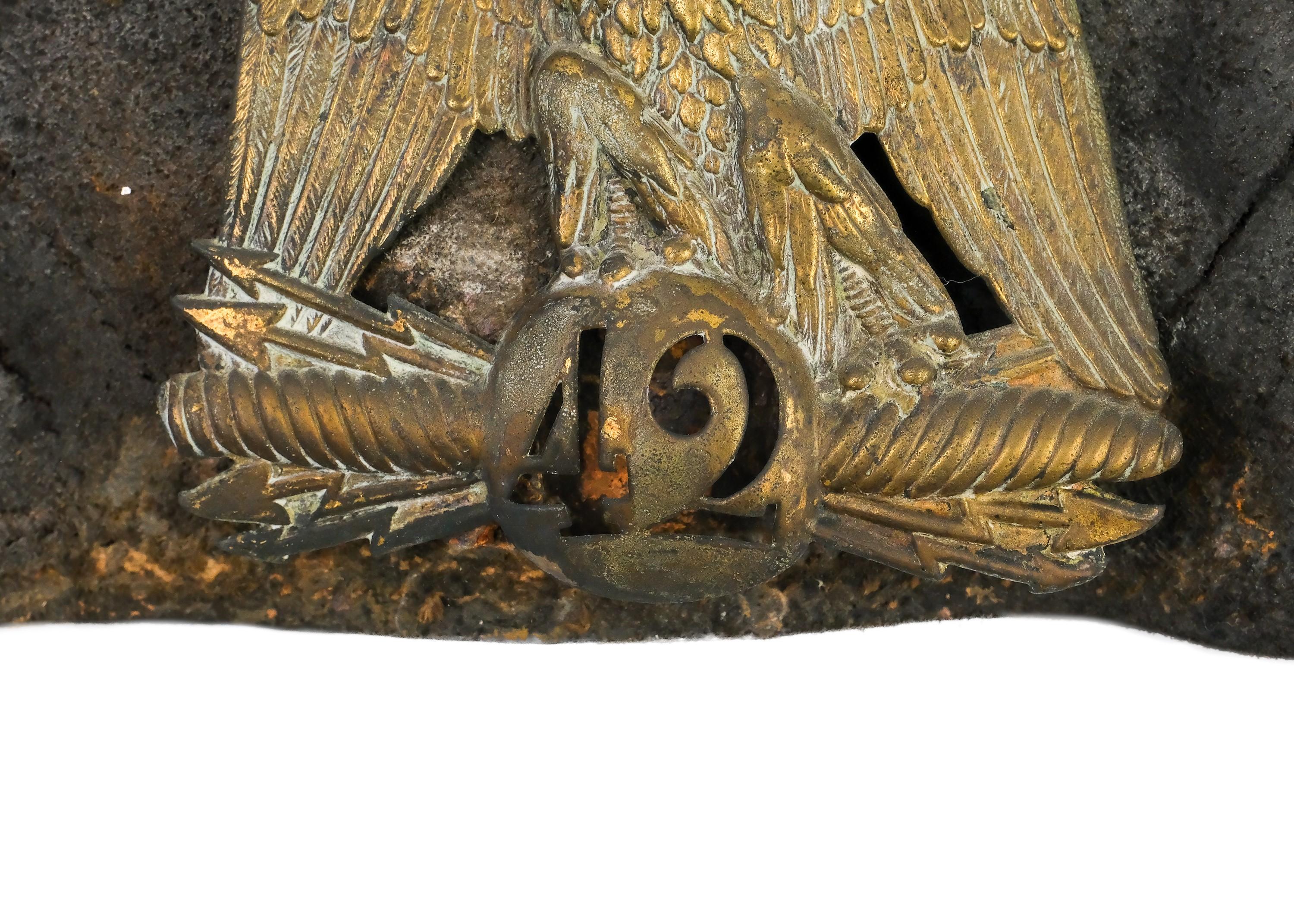 Partial Shako from Napoleon III's 42nd Infantry Regiment For Sale 2