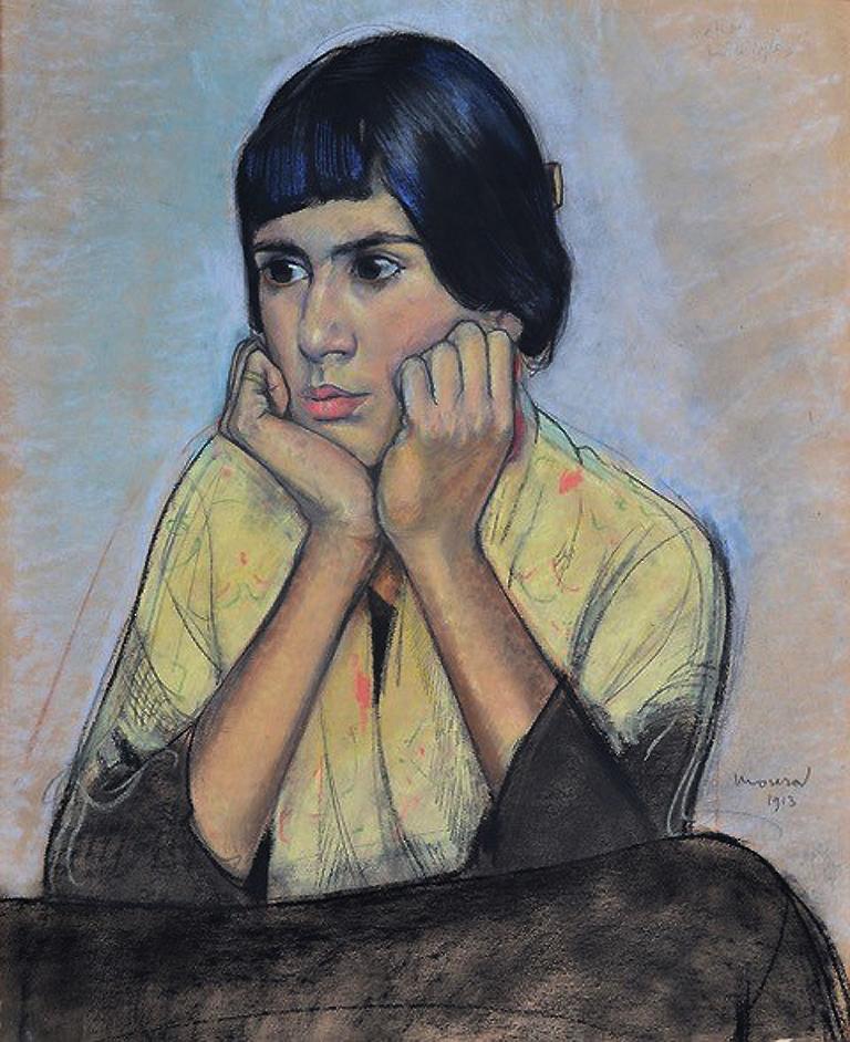 Portrait of Lajla - Art by Édouard Morerod