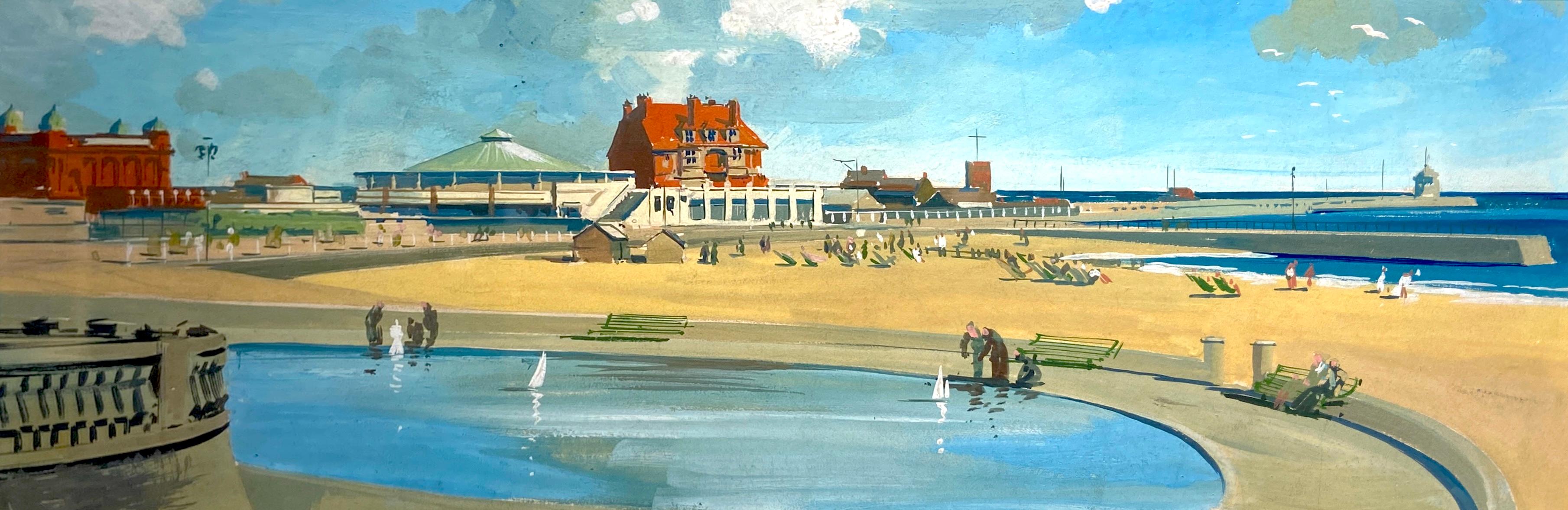 Frederick Donald Blake Landscape Art - Gorleston on Sea, Norfolk, 20th Century British Artist, Seascape