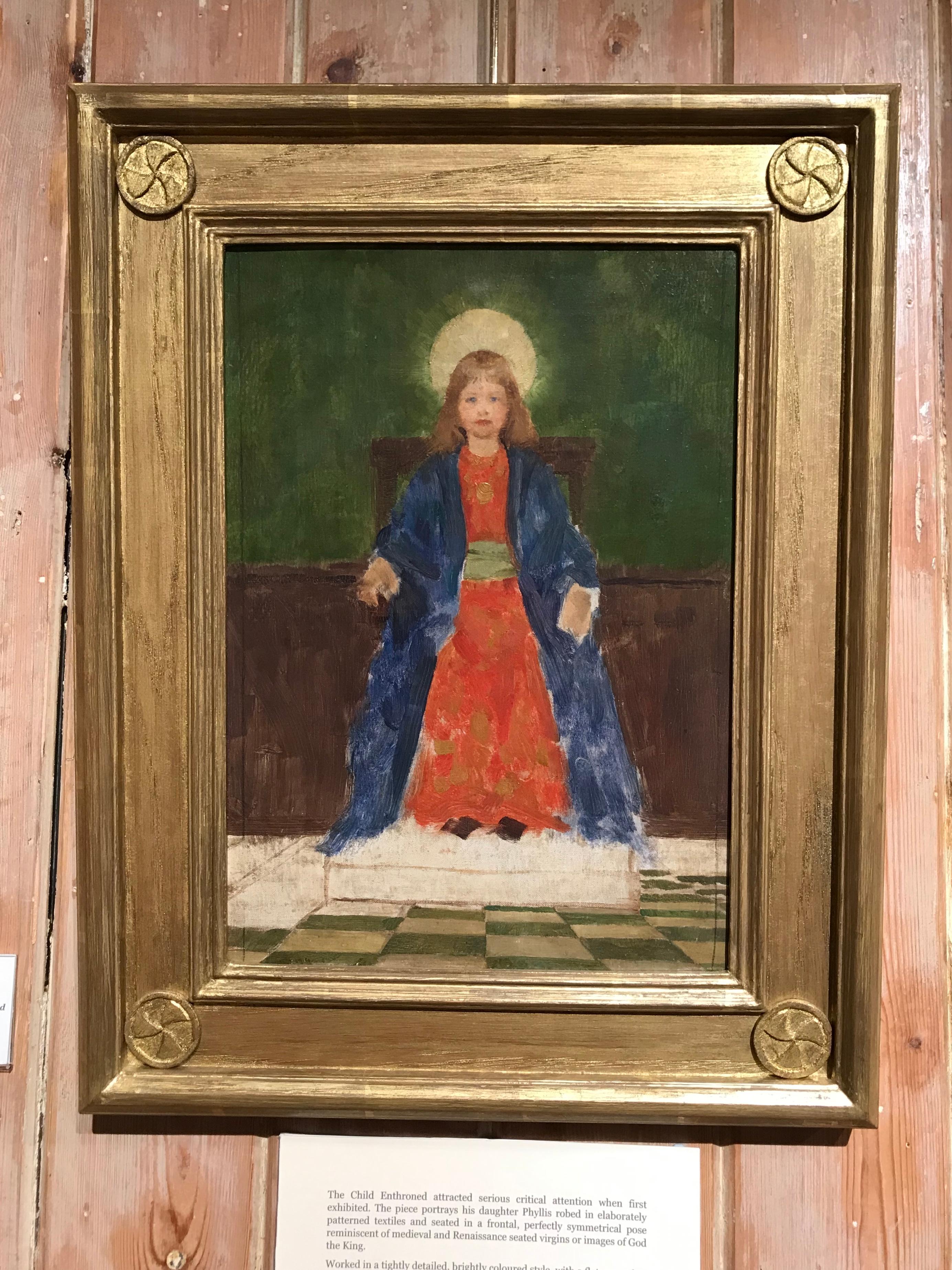 Study for The Child Enthroned - Painting by Thomas Cooper Gotch