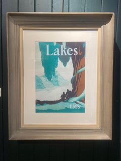 Lakes, English School 20th Century Art-Deco Gouache