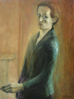 Self Portrait, Mid-20th Century Oil