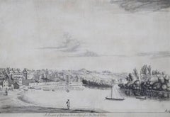Una perspectiva del parque y la ciudad de Richmond desde el lado del Támesis, siglo XVIII