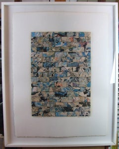 Vintage Jigsaw 1, 1990 - laid paper, 75x56 cm., framed