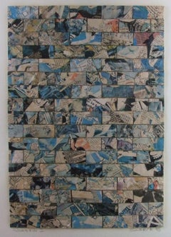 Jigsaw 1, 1990 - Büttenpapier, 75x56 cm, gerahmt