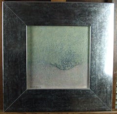abstraction 1, '70s - Oil on canvas, 30x30 cm, framed.