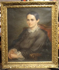 Antique Portrait of a Lady, 1895 - oil on canvas, 73x60 cm., framed