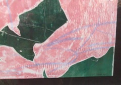 composition 1 - gouache sur papier, 95 x70 cm, encadrée