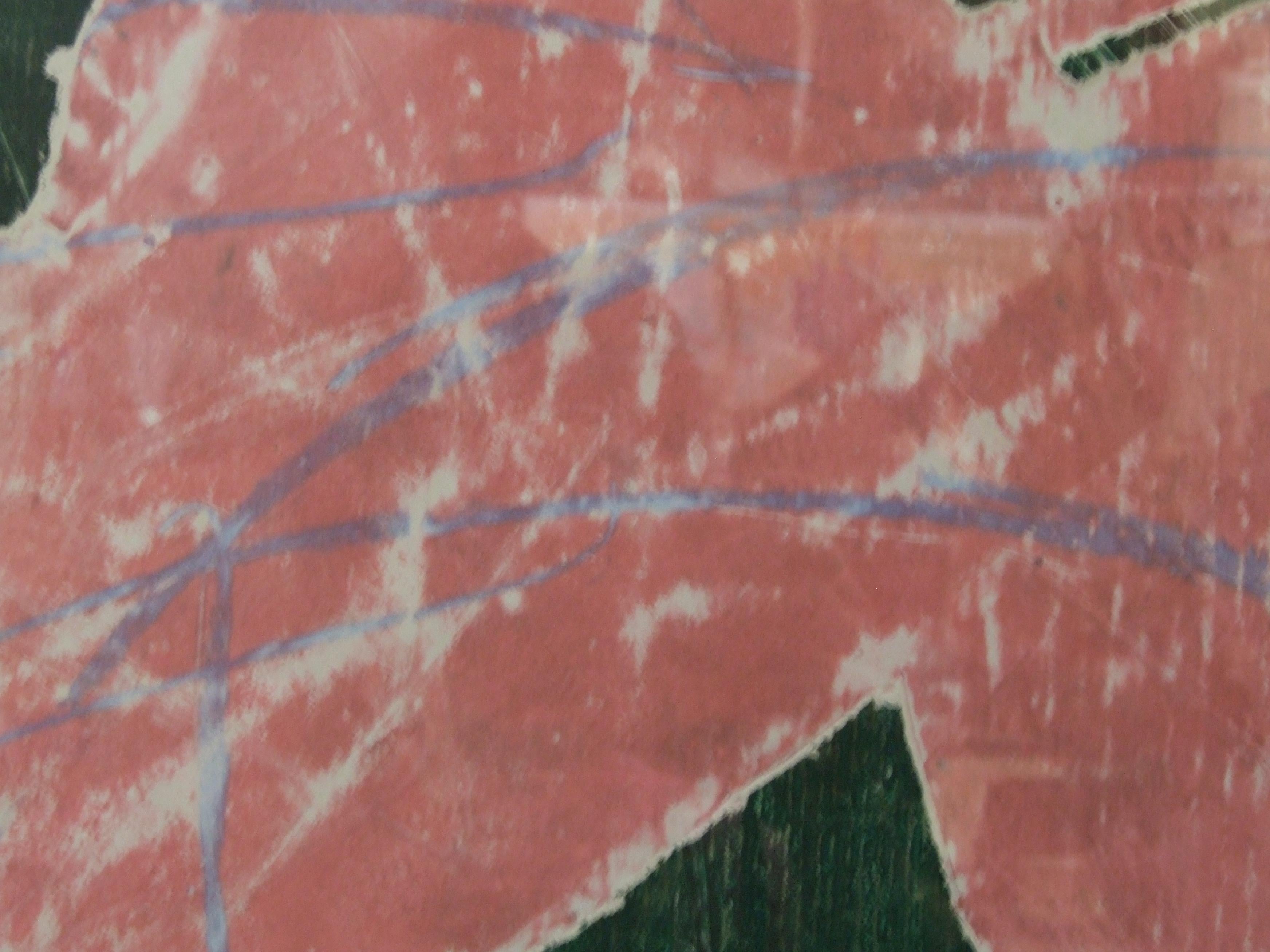 composition 1 - Gouache auf Papier, 95x70 cm, gerahmt (Abstrakt), Art, von Gerard Seree
