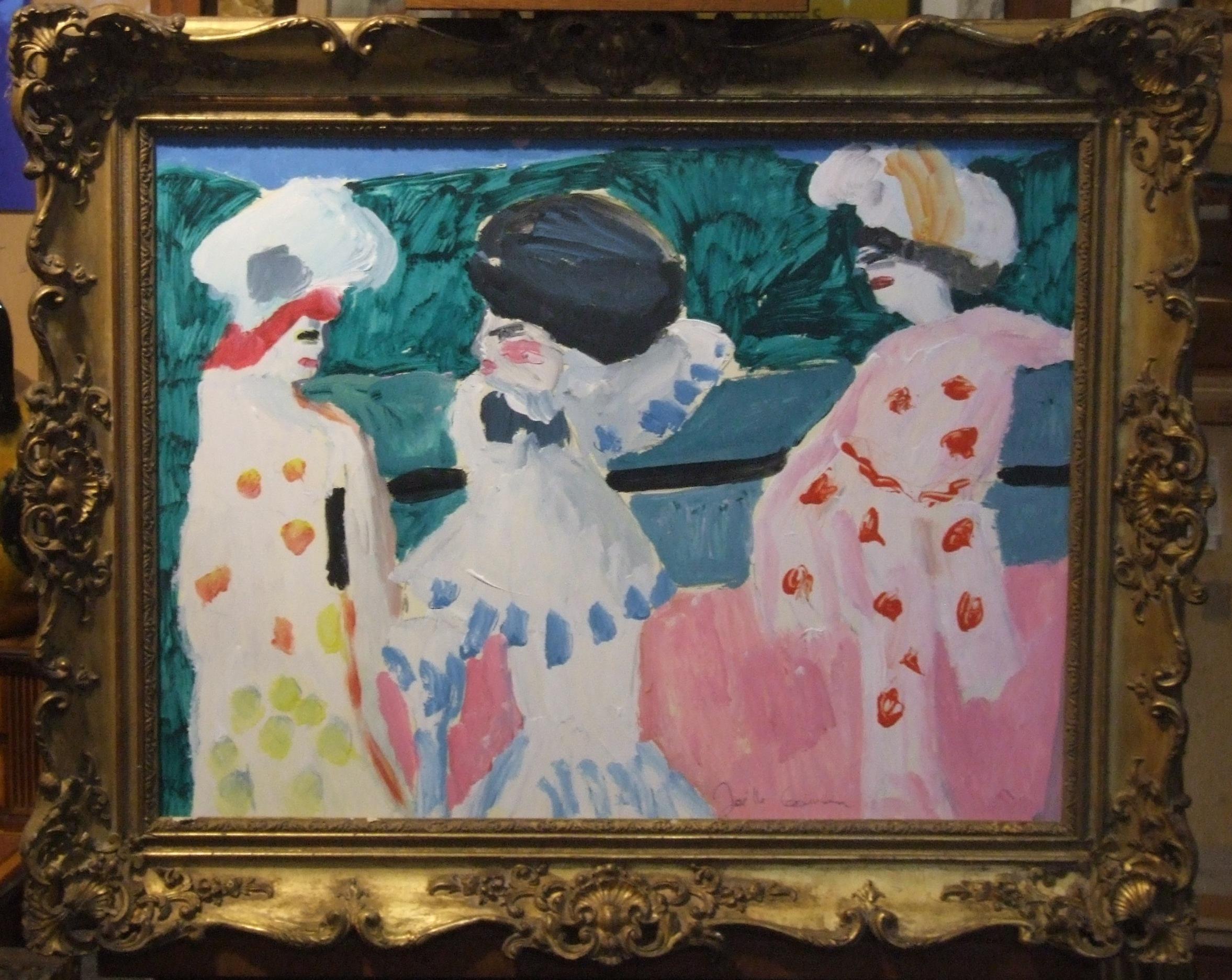 Gainon Joelle Figurative Painting - Trois femmes