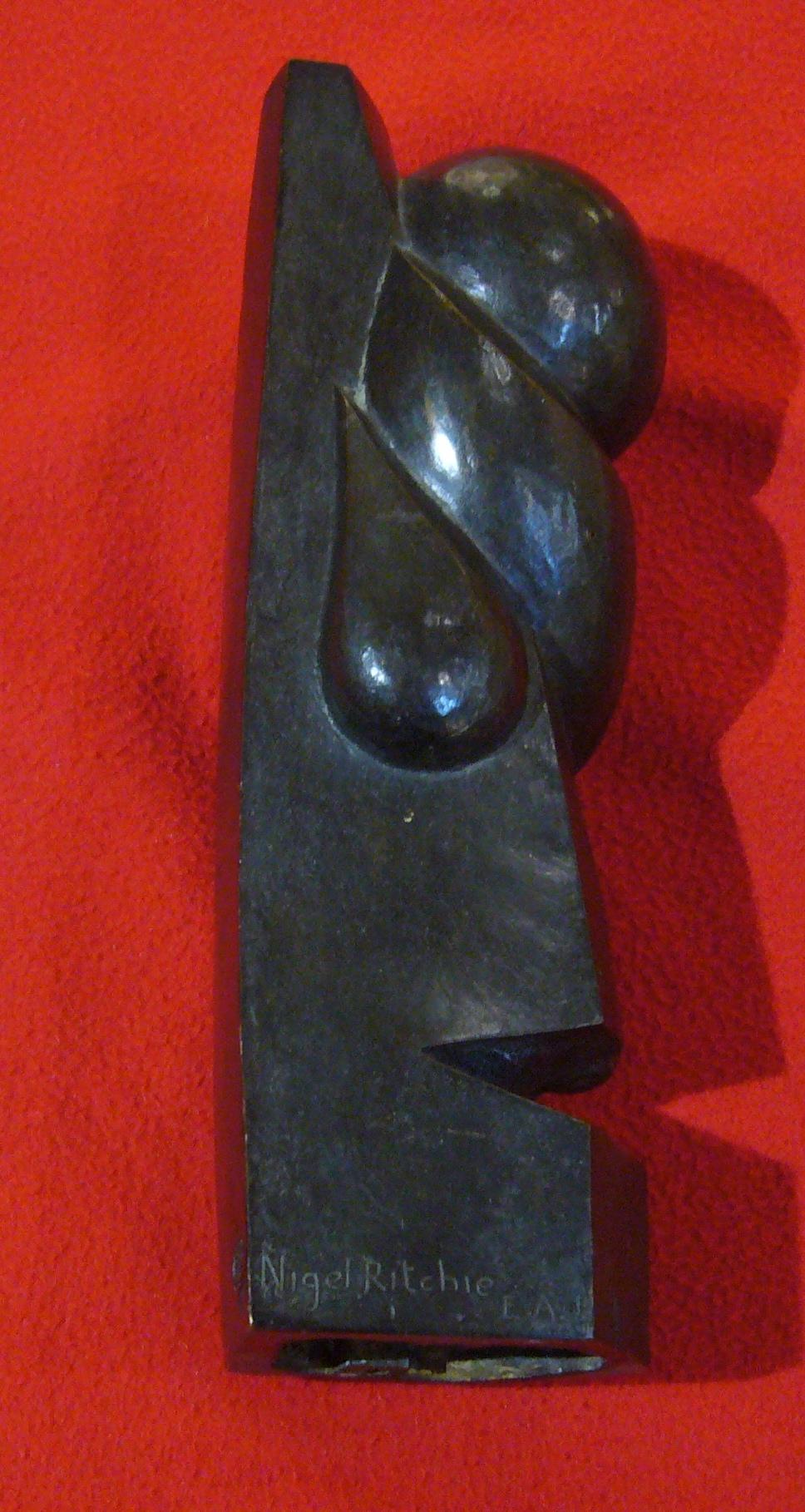 Totem - bronze, 29x11x9 cm. - Sculpture by Nigel Ritchie