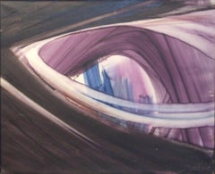 Le regard, 1966 - Huile sur toile, 46x55 cm.