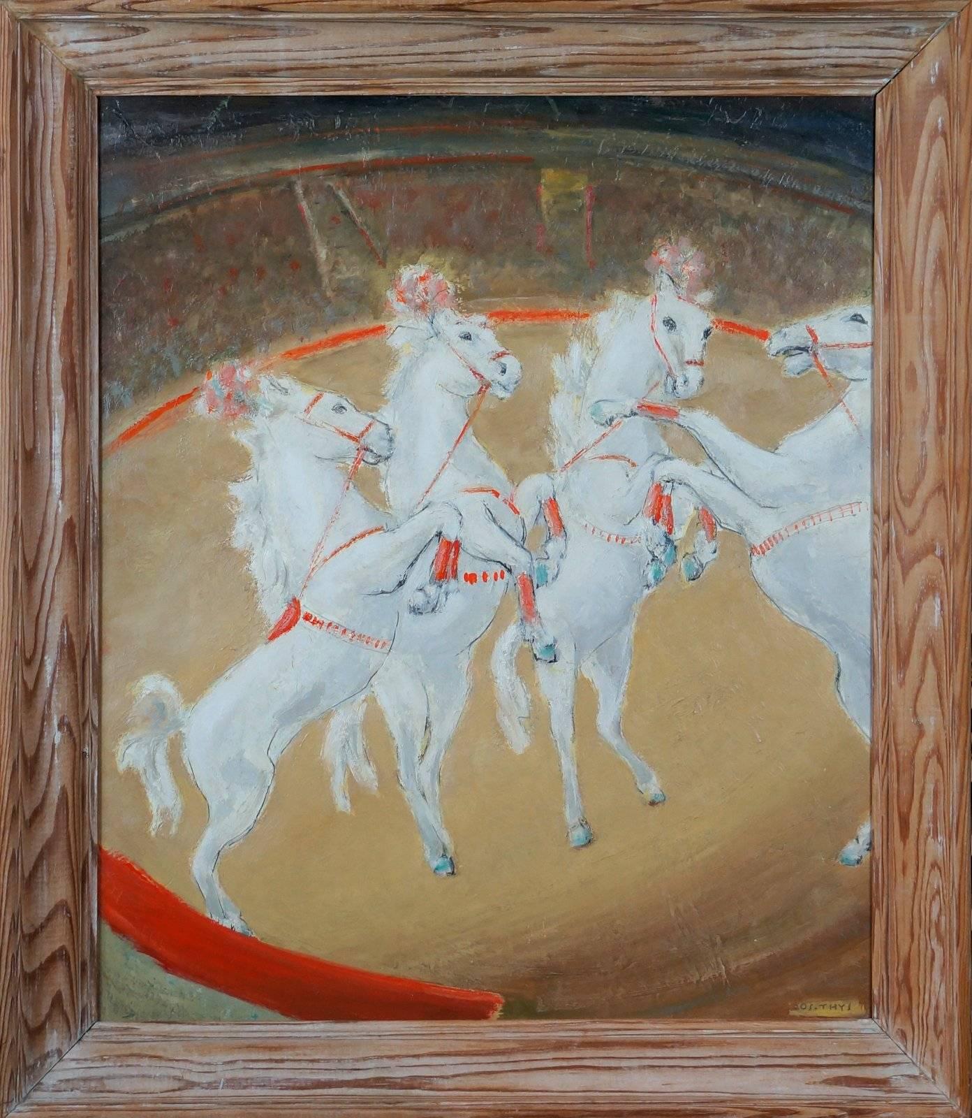 Joseph Thys Figurative Painting - Le Cirque