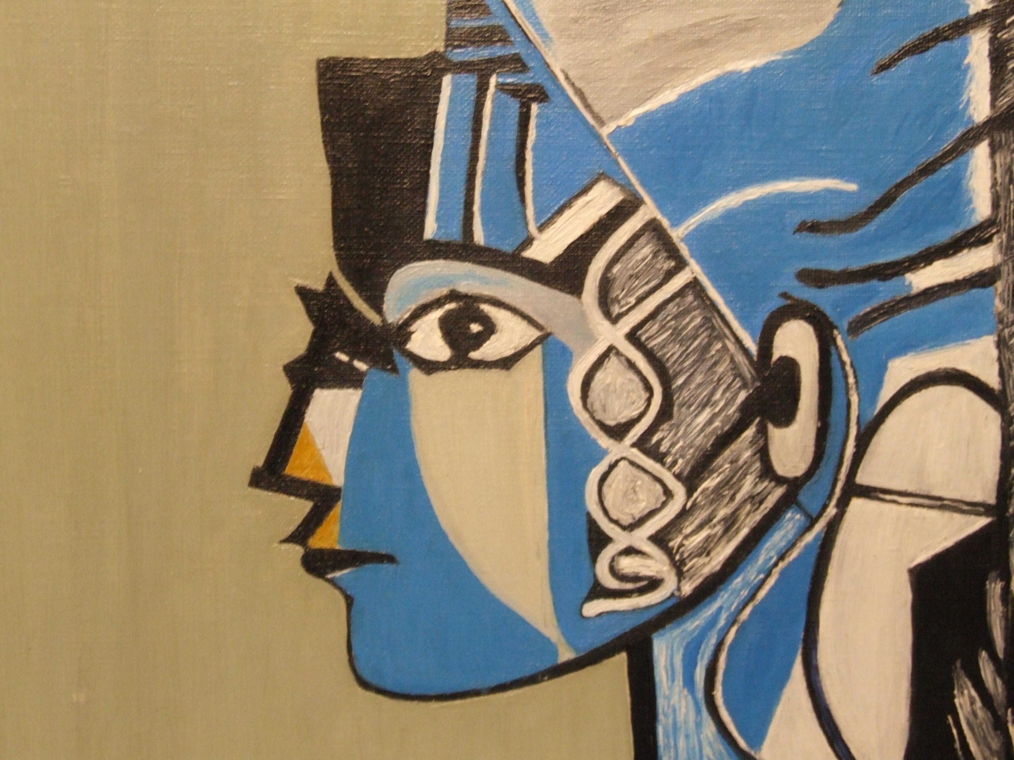 Jacqueline - Painting di Beaufils jean Luc
